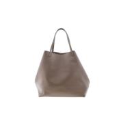 Matryoshka XL Leren Shopper Carolina Herrera , Brown , Dames