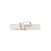 Leren riem Isabel Marant , White , Dames