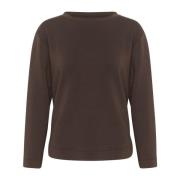 Gincentiw Crewneck Sweatshirt - Americano InWear , Brown , Dames