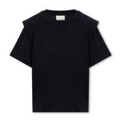 ‘Zelitos’ T-shirt Isabel Marant , Black , Dames