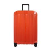 4-wiel TSA-cabintrolleytas Piquadro , Orange , Heren