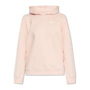 Hoodie van katoen Ganni , Pink , Dames