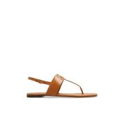 Leren sandalen Eleanor Tory Burch , Brown , Dames