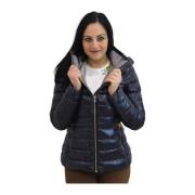 Gewatteerde Jas met Capuchon Ciesse Piumini , Blue , Dames