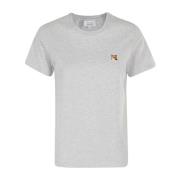 Fox Head Patch T-shirt Maison Kitsuné , Gray , Dames