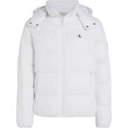 Witte Gewatteerde Donsjas Aw24 Calvin Klein , White , Heren