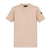 T-shirt met geplooide achterkant Moncler , Pink , Dames