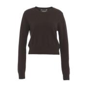 Bruine Gebreide Trui Aw24 Crush , Brown , Dames