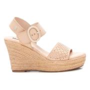 Esparto wedges Refresh , Beige , Dames