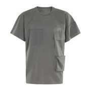 Casual Katoenen T-shirt MM6 Maison Margiela , Gray , Heren