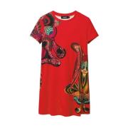 Korte Jurk Desigual , Red , Dames