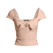 Korte Mouw Top Guess , Pink , Dames