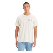 Grafische Crewneck Tee T-shirt Levi's , Beige , Heren