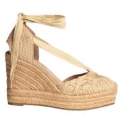 Esparto wedges Corina , Beige , Dames