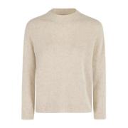 3/4 Mouw Trui Roberto Collina , Beige , Dames