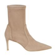 Stretch Bootie Stuart Weitzman , Beige , Dames