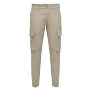 Lange broek Only & Sons , Beige , Heren