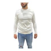 Lange Mouw T-shirt Gaudi , White , Heren