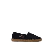 Espadrilles met logo Saint Laurent , Black , Heren