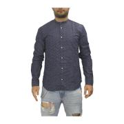 Lange Mouw Shirt Manuel Ritz , Blue , Heren