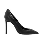 Anja leren pumps Saint Laurent , Black , Dames