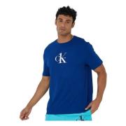 T-shirt Calvin Klein , Blue , Heren