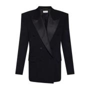 Wollen blazer Saint Laurent , Black , Dames