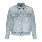 Oversized denim jack Saint Laurent , Blue , Dames