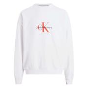 Archival Monologo Hoodie Calvin Klein , White , Heren