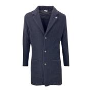 Stijlvolle Cardigan Sweater voor Mannen Manuel Ritz , Blue , Heren