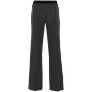 Logo Tailleband Broek Ermanno Scervino , Gray , Dames