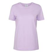 Crewneck T-Shirt Champion , Purple , Dames