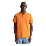 Polo met korte mouwen Gant , Orange , Heren