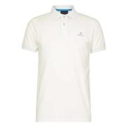 Regular Fit Short Sleeve Polo Gant , White , Heren