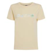 Bessie Ss Cn Tee T-shirt Guess , Yellow , Dames