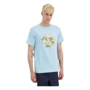 Festival Star Chevron Infill Tee T-shirt Converse , Blue , Heren