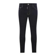 Heren Casual Broek met 5 Zakken Dsquared2 , Blue , Heren