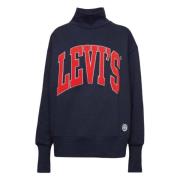 Grafische Gardenia Crew Hoodie Levi's , Blue , Dames