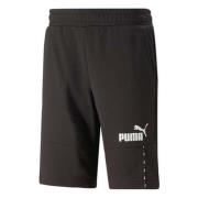 Essential Block X Tape Shorts 10 Puma , Black , Heren