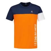 Saison T-shirt le coq sportif , Orange , Heren