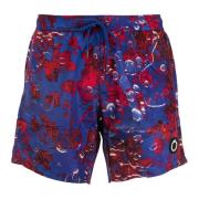 Heren Trendy Zomer Boxershorts Blauw Trussardi , Multicolor , Heren