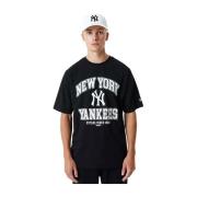 T-Shirts New Era , Black , Heren