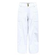 Lange broek Only , White , Dames