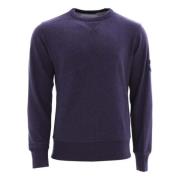 Monogram Badge Grind Sweatshirt Calvin Klein Jeans , Purple , Heren