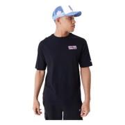 Wordmark OS T-shirt New Era , Black , Heren