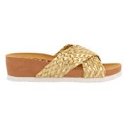 Platte Sandalen Gioseppo , Yellow , Dames