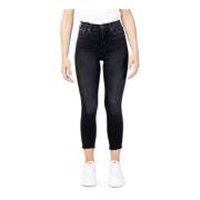 Zwarte Skinny Jeans voor Vrouwen Tommy Jeans , Black , Dames