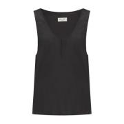 Zijden top Saint Laurent , Gray , Dames