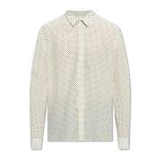 Shirt met stippen Saint Laurent , Beige , Heren