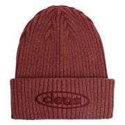 Detroit Beanie Rhodo Wool Cap Deus Ex Machina , Red , Unisex